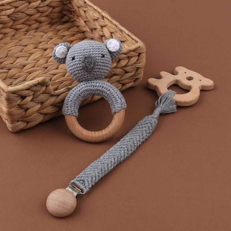 Crochet Baby Teether Rattle