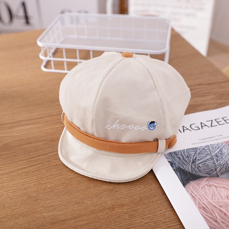 Spring Autumn Cartoon Bear Baby Baseball Cap Baby Boy Girl Adjustable Snapback Caps Hip Hop Baby Hats Newborn Infant Sun Caps