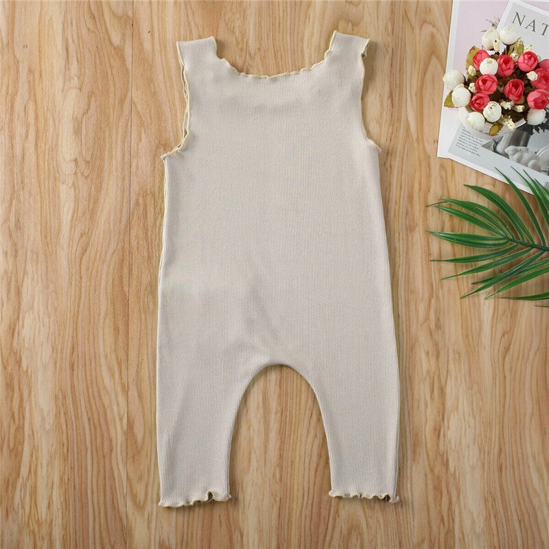 Solid Romper Jumpsuit