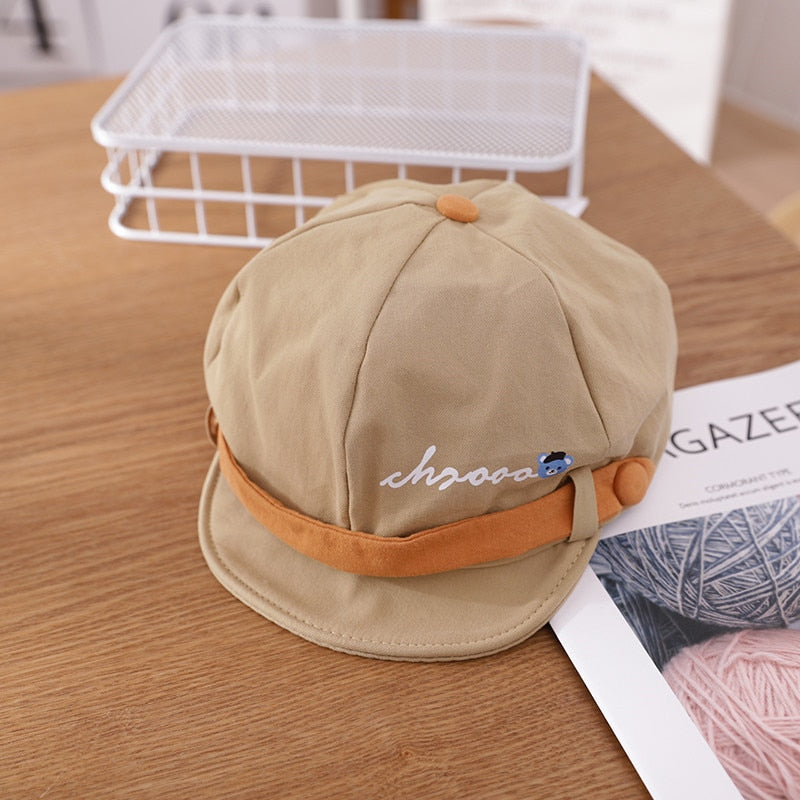 Spring Autumn Cartoon Bear Baby Baseball Cap Baby Boy Girl Adjustable Snapback Caps Hip Hop Baby Hats Newborn Infant Sun Caps