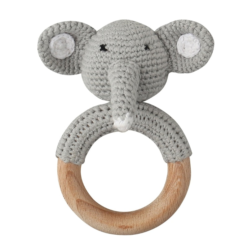 Crochet Baby Teether Rattle