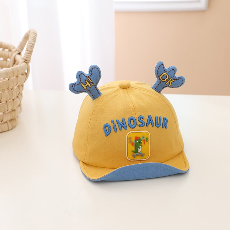 Spring Autumn Cartoon Bear Baby Baseball Cap Baby Boy Girl Adjustable Snapback Caps Hip Hop Baby Hats Newborn Infant Sun Caps